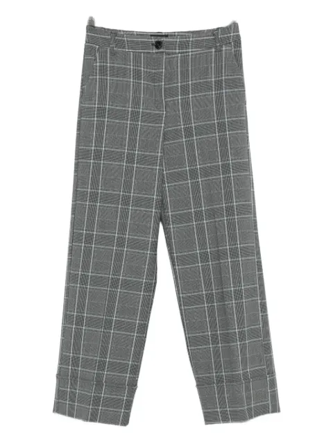 Marella Dany check-pattern trousers