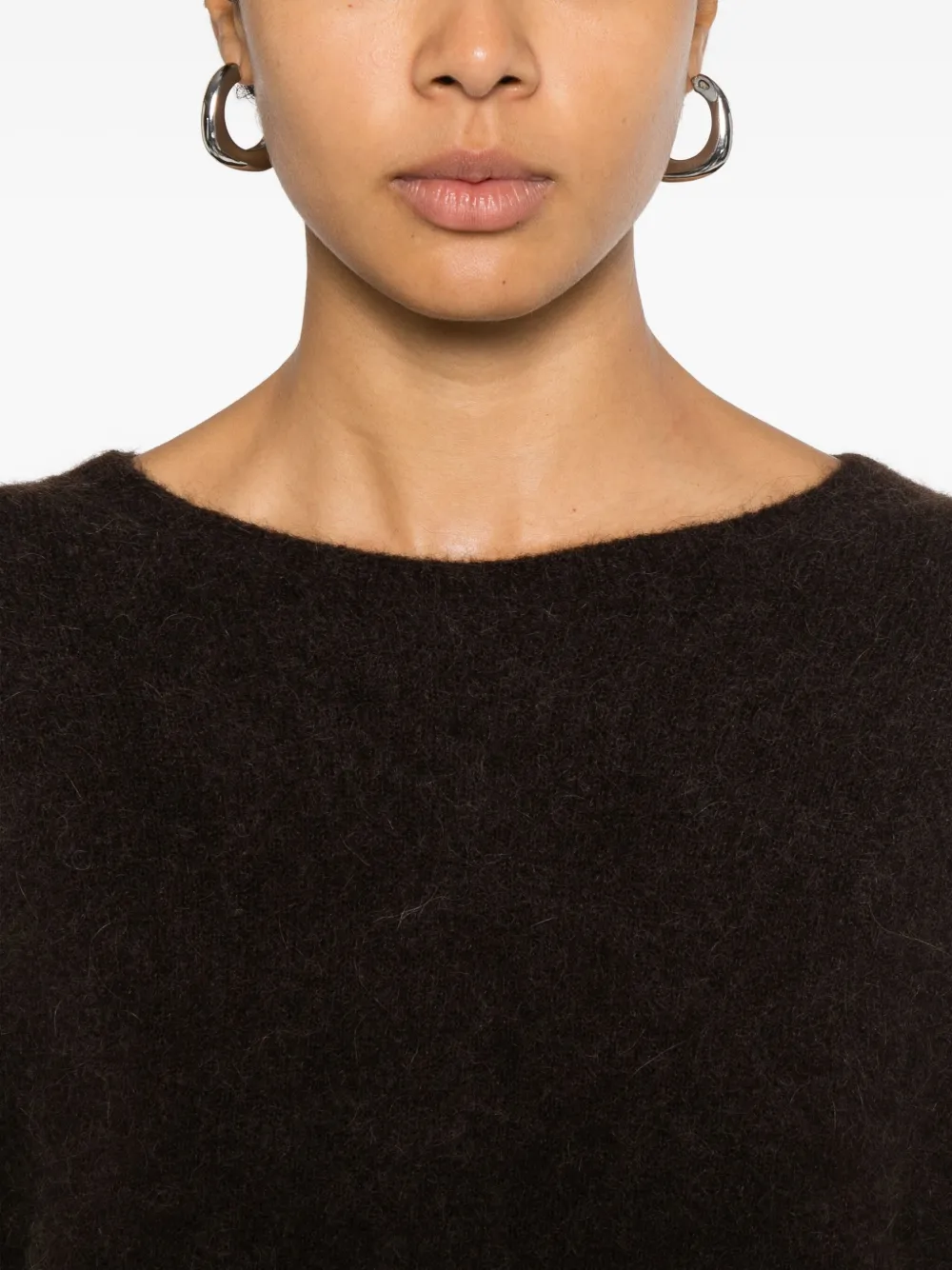Marella Tania Round-neck Sweater In Black