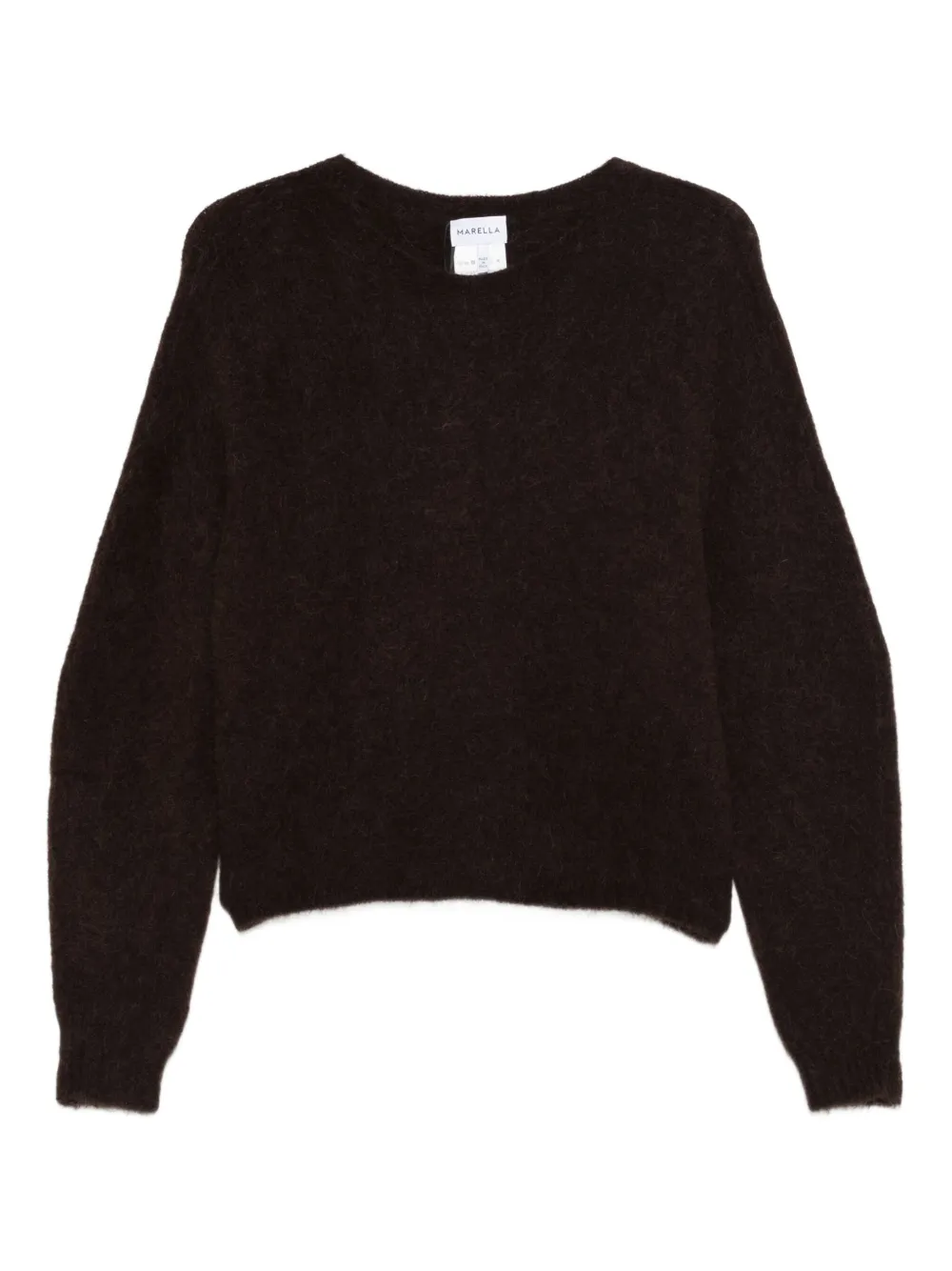 Marella Tania round-neck sweater - Marrone