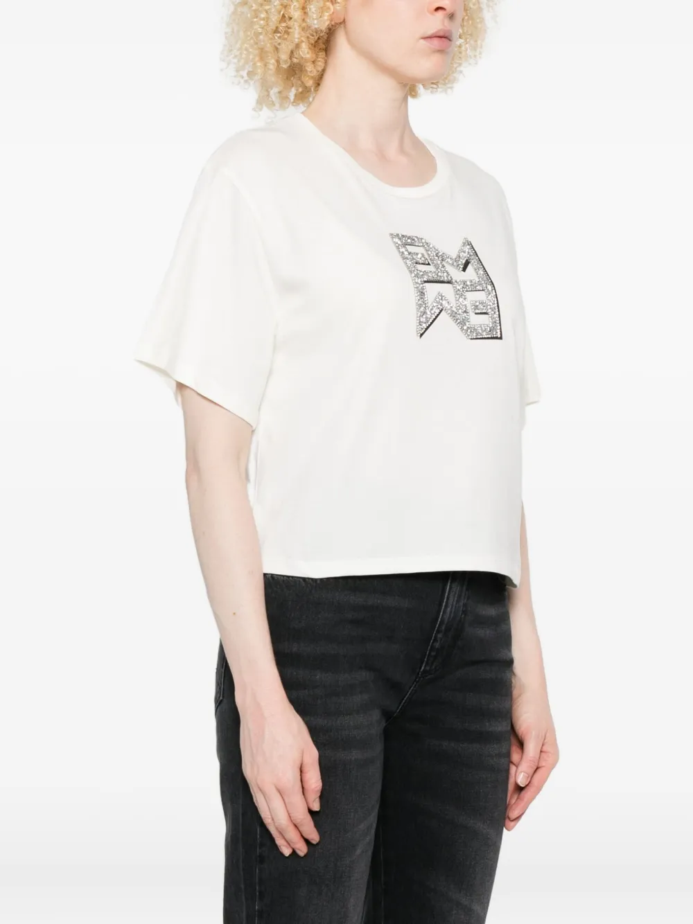 Marella T-shirt met logo Wit