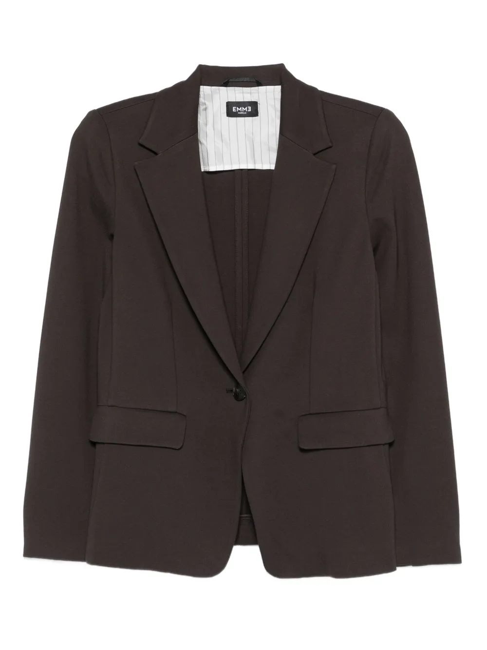 Marella single-button notched-lapel blazer | Grey | Image 1