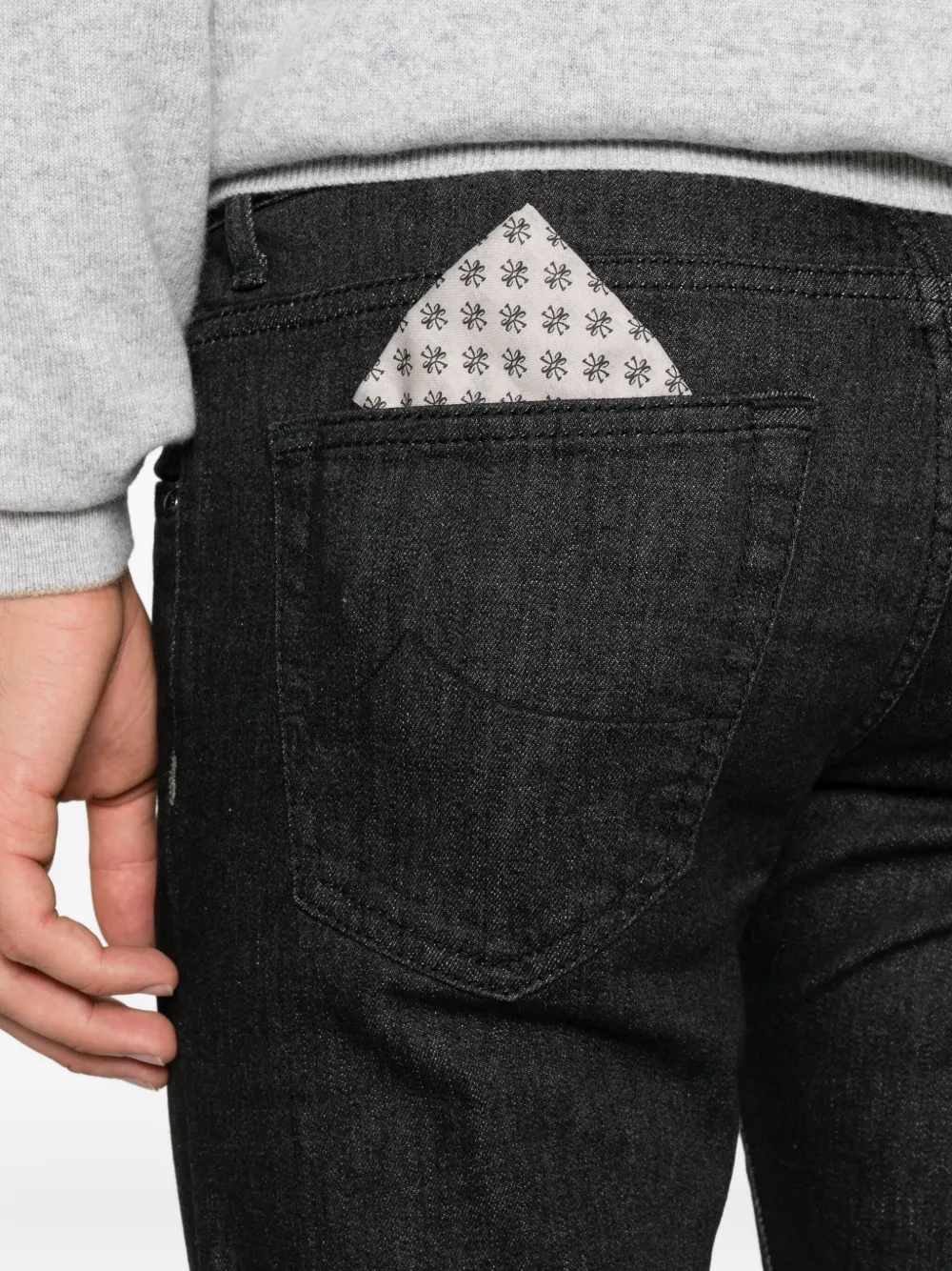 Jacob Cohën Jeans met donkere wassing Zwart