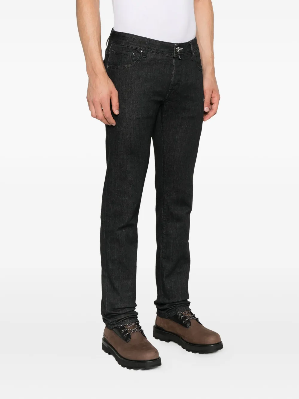 Jacob Cohën Jeans met donkere wassing Zwart