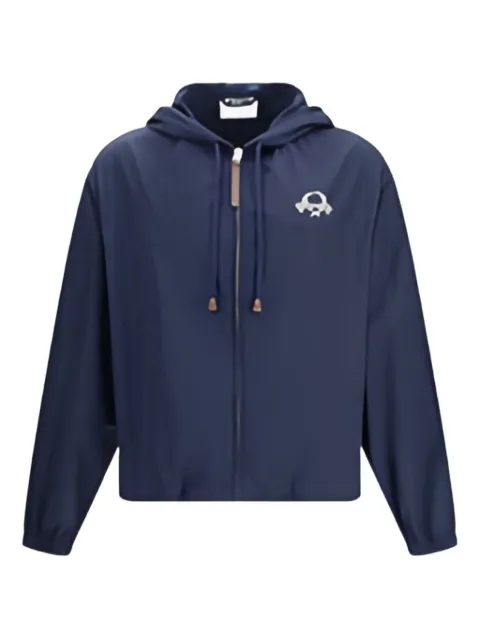 Moschino veste à logo brodé