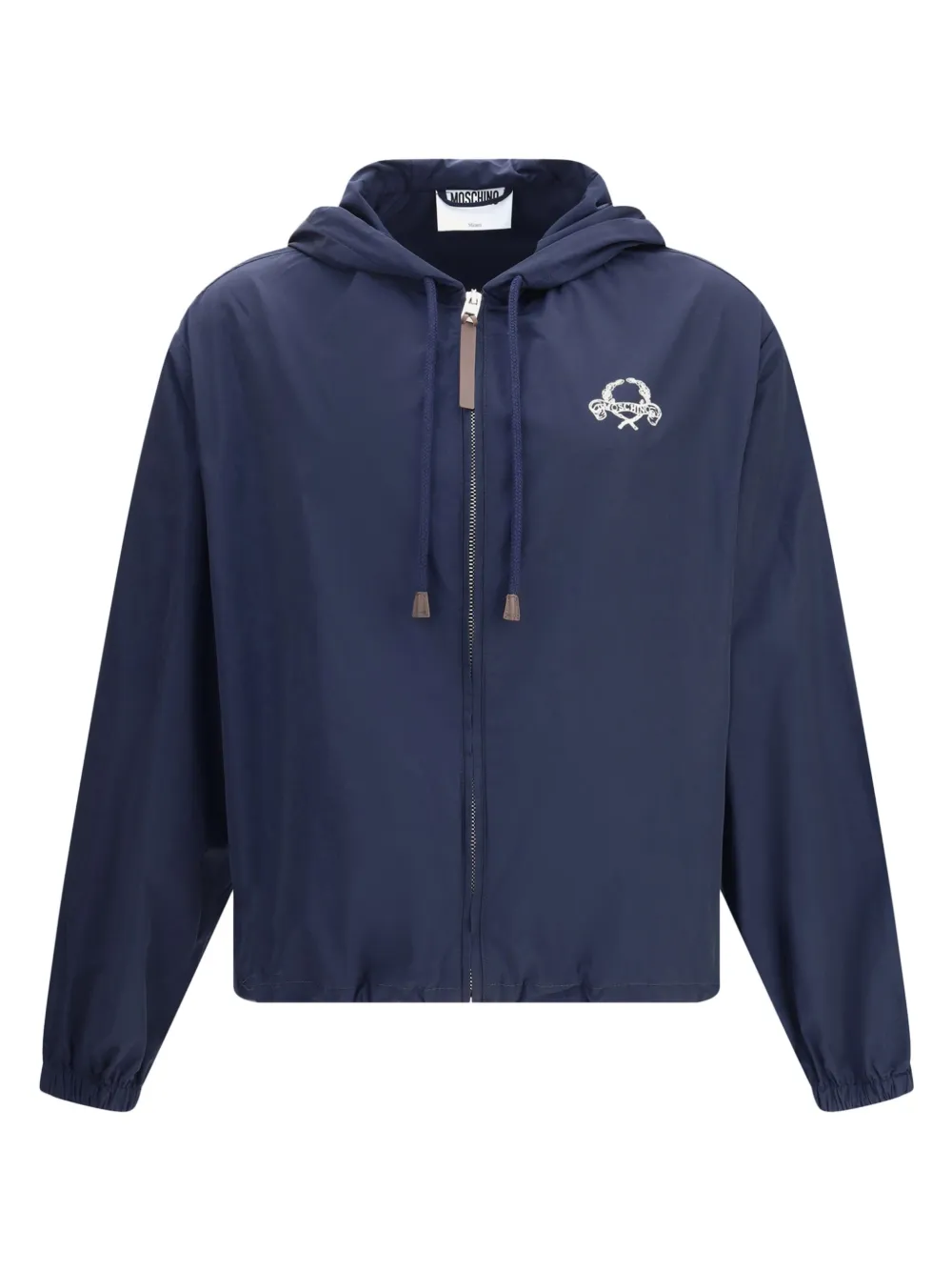 logo-embroidered jacket