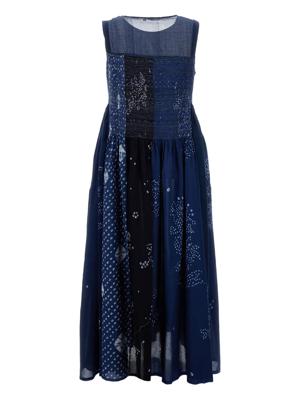 sleeveless midi dress
