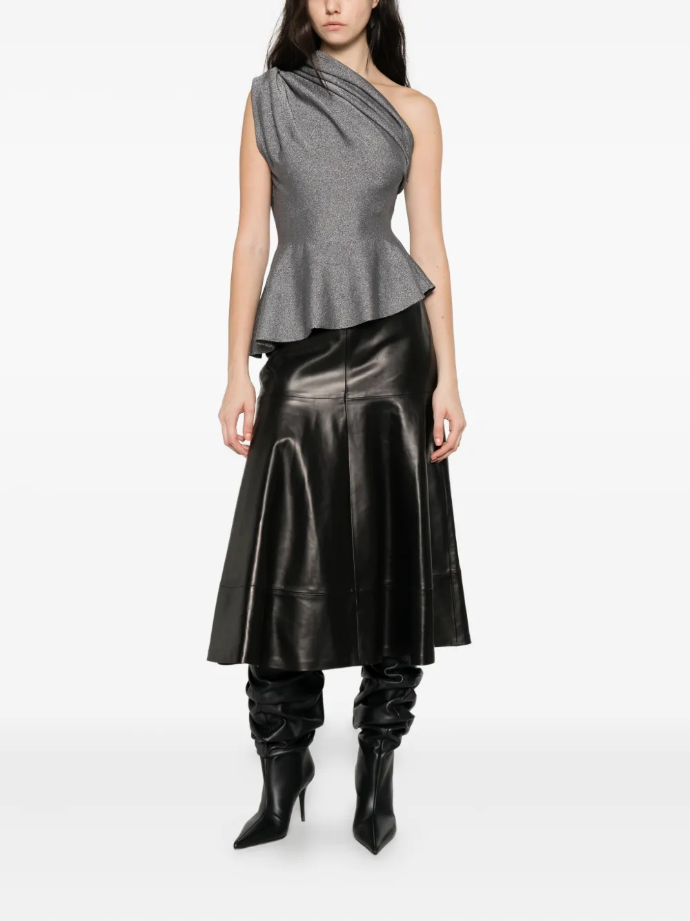 KHAITE one-shoulder ruffled top | Blouses | Image 2