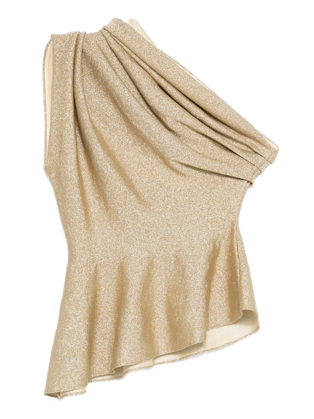 KHAITE Aimee draped blouse | Yellow | Image 1