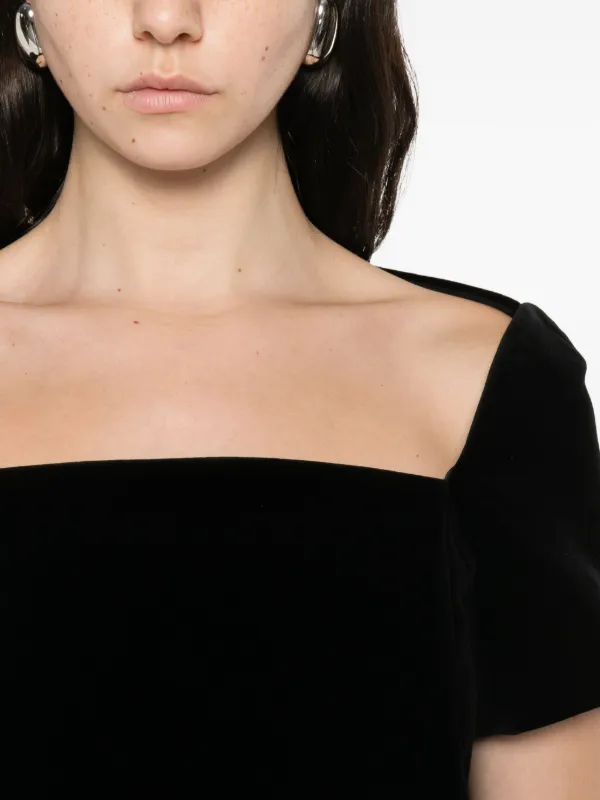 Khaite Benji Mini Dress - Black