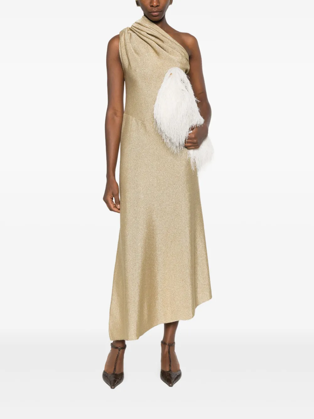KHAITE Coast draped midi dress | Evening Dresses | Image 2