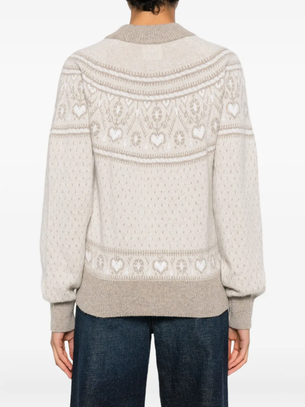KHAITE Guy trui Beige