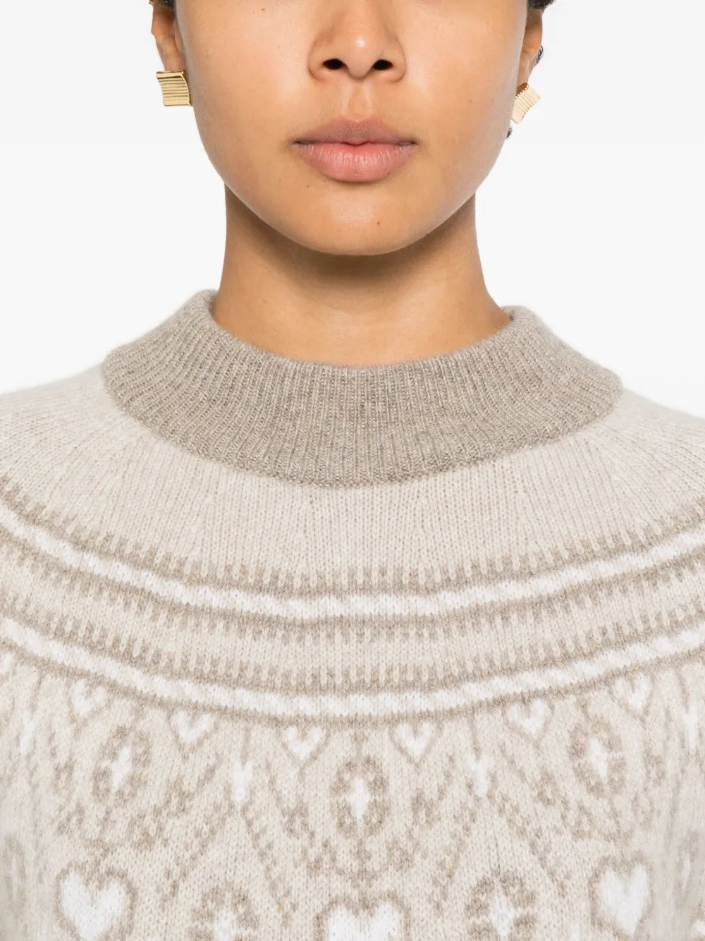 KHAITE Guy trui Beige