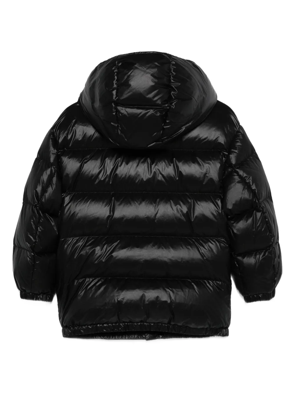 Dolce & Gabbana Kids Gewatteerd jack met DG-logo Zwart