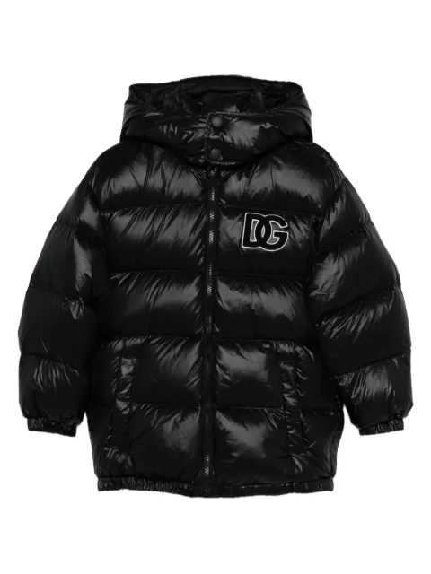 Dolce & Gabbana Kids DG-logo padded jacket