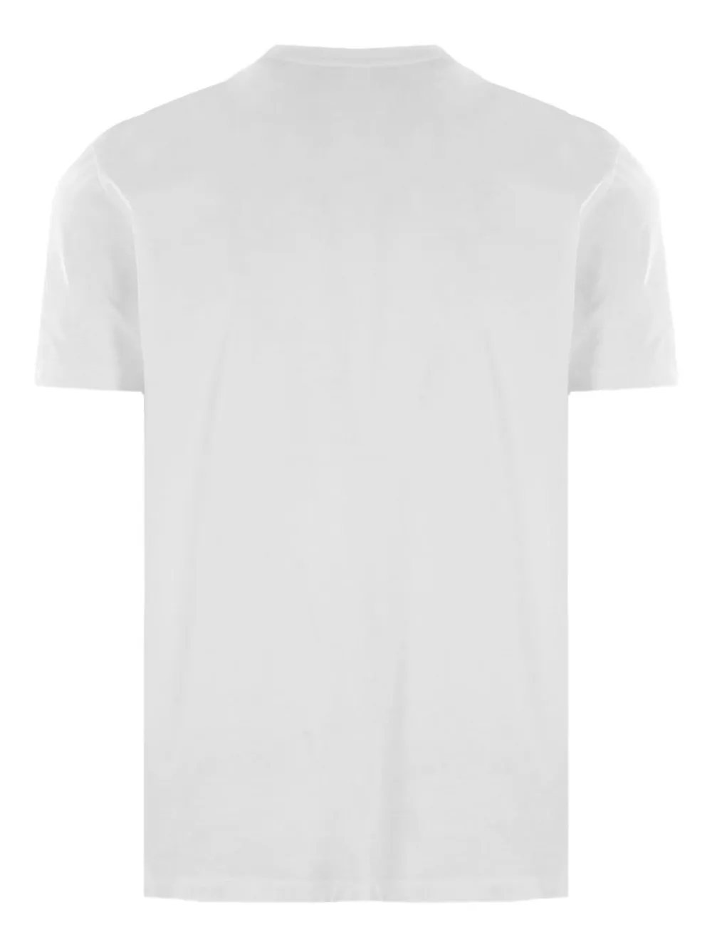 Vilebrequin T-shirt met ronde hals en schildpadprint - Wit