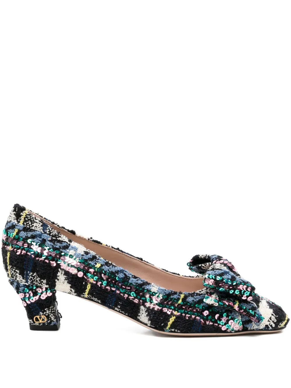 Valentino Garavani bow-detail pumps Blue