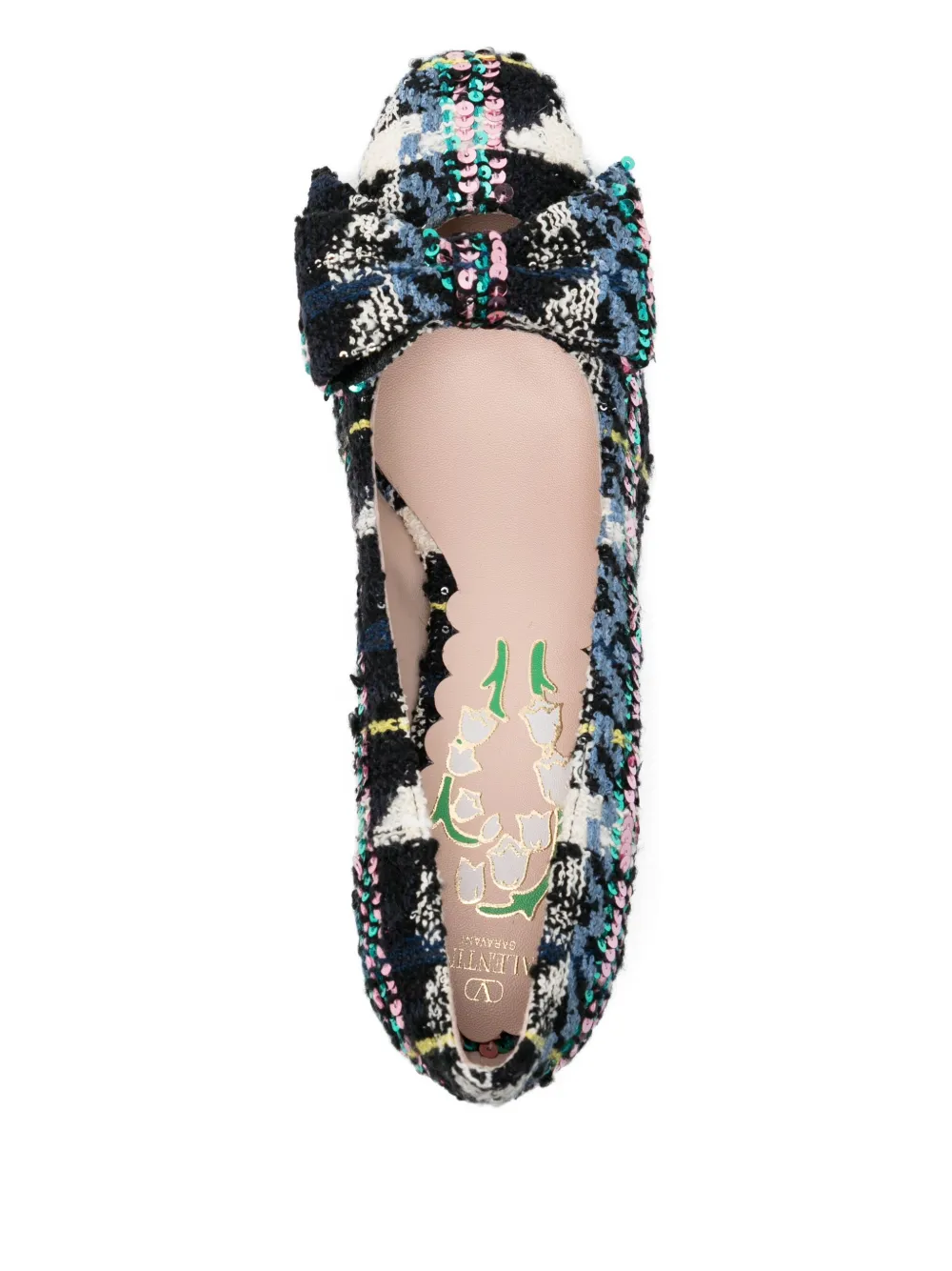 Valentino Garavani bow-detail pumps Blue