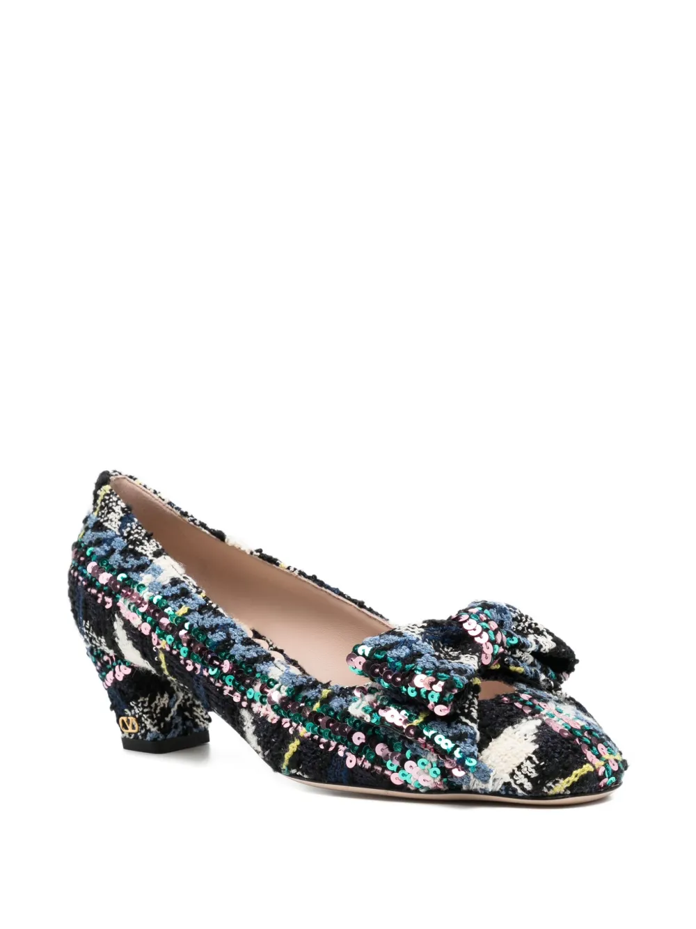 Valentino Garavani bow-detail pumps Blue