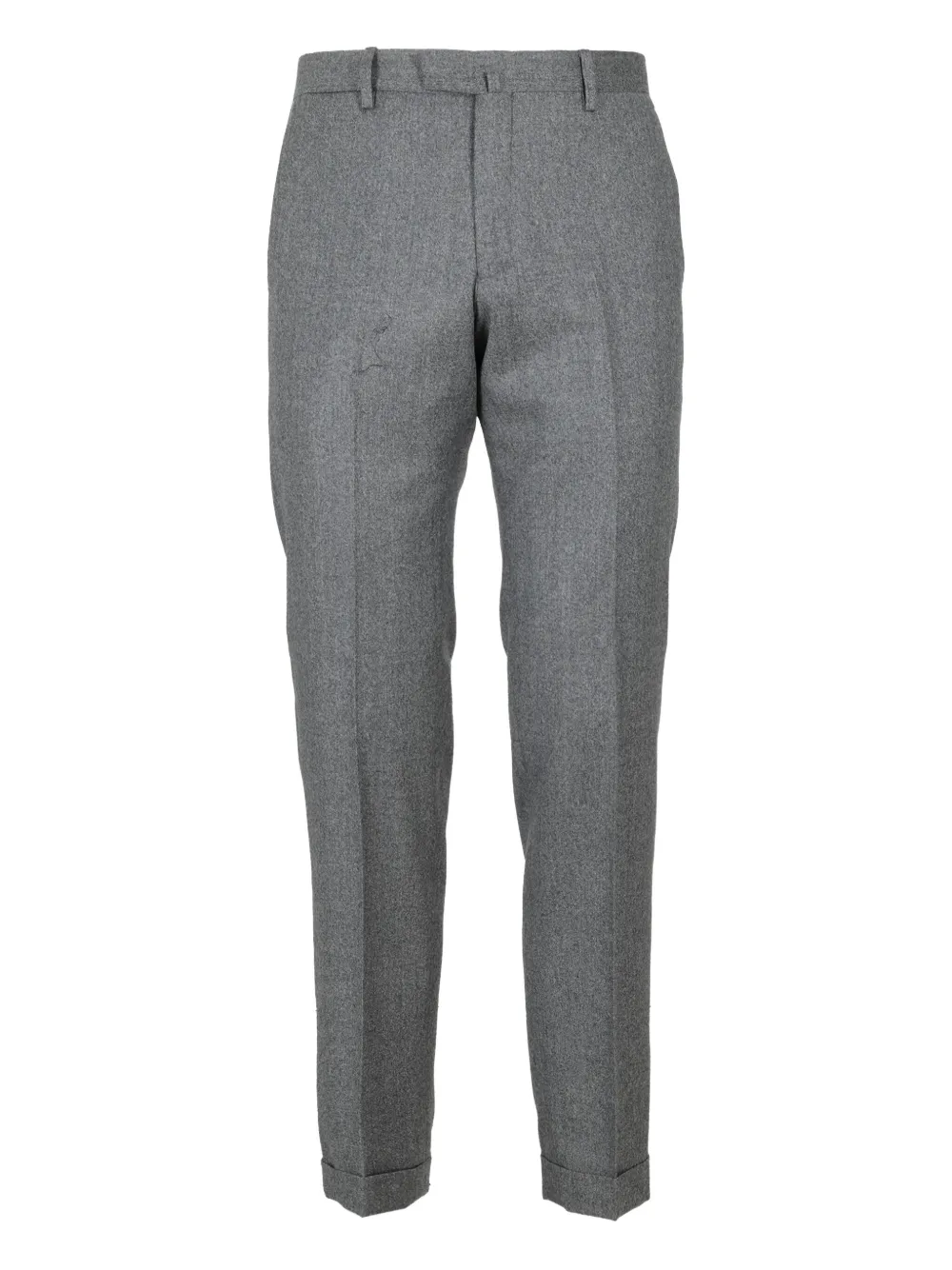 cuffed wool trousers