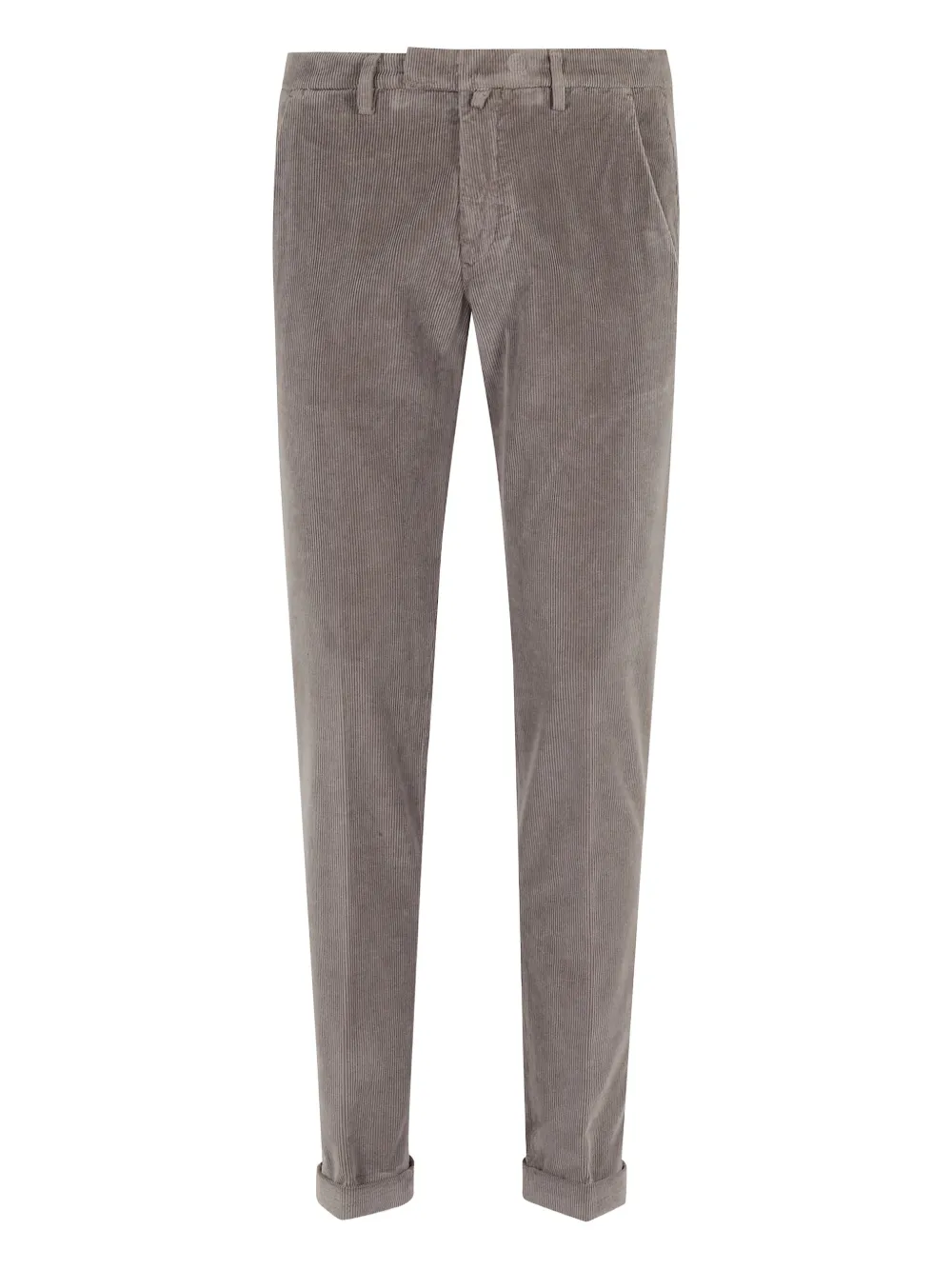 Briglia 1949 corduroy cuffed trousers Bruin