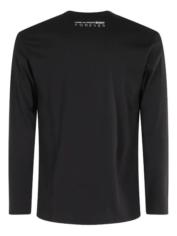 トップス BLACK COMME des GARCONS LONG SLEEVE T Comme Des Garçons Shirt long-sleeve T-shirt | Black | FARFETCH