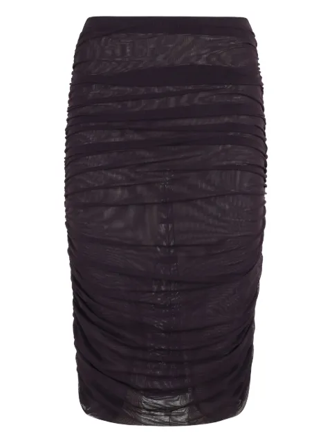 Federica Tosi gathered pencil midi skirt
