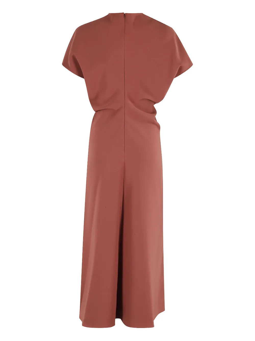 Federica Tosi v-neck midi dress Rood