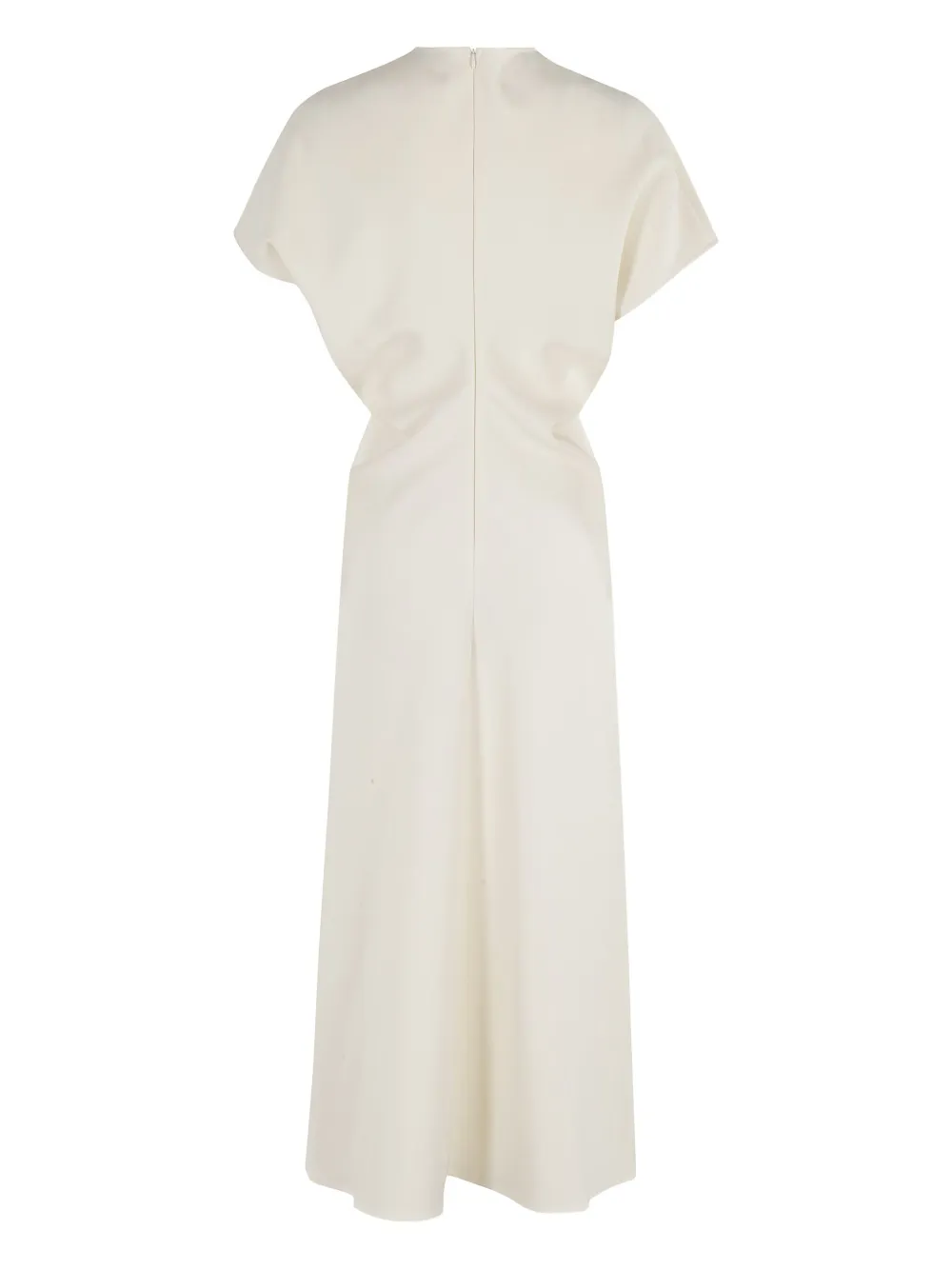 Federica Tosi v-neck midi dress Wit