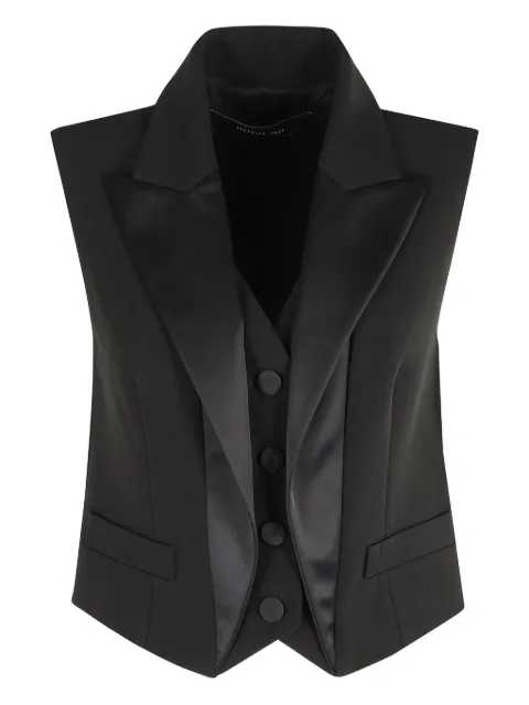 Federica Tosi Gilet con revers a lancia