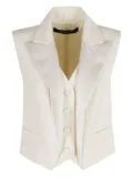 Federica Tosi peak-lapel waistcoat - Neutrals