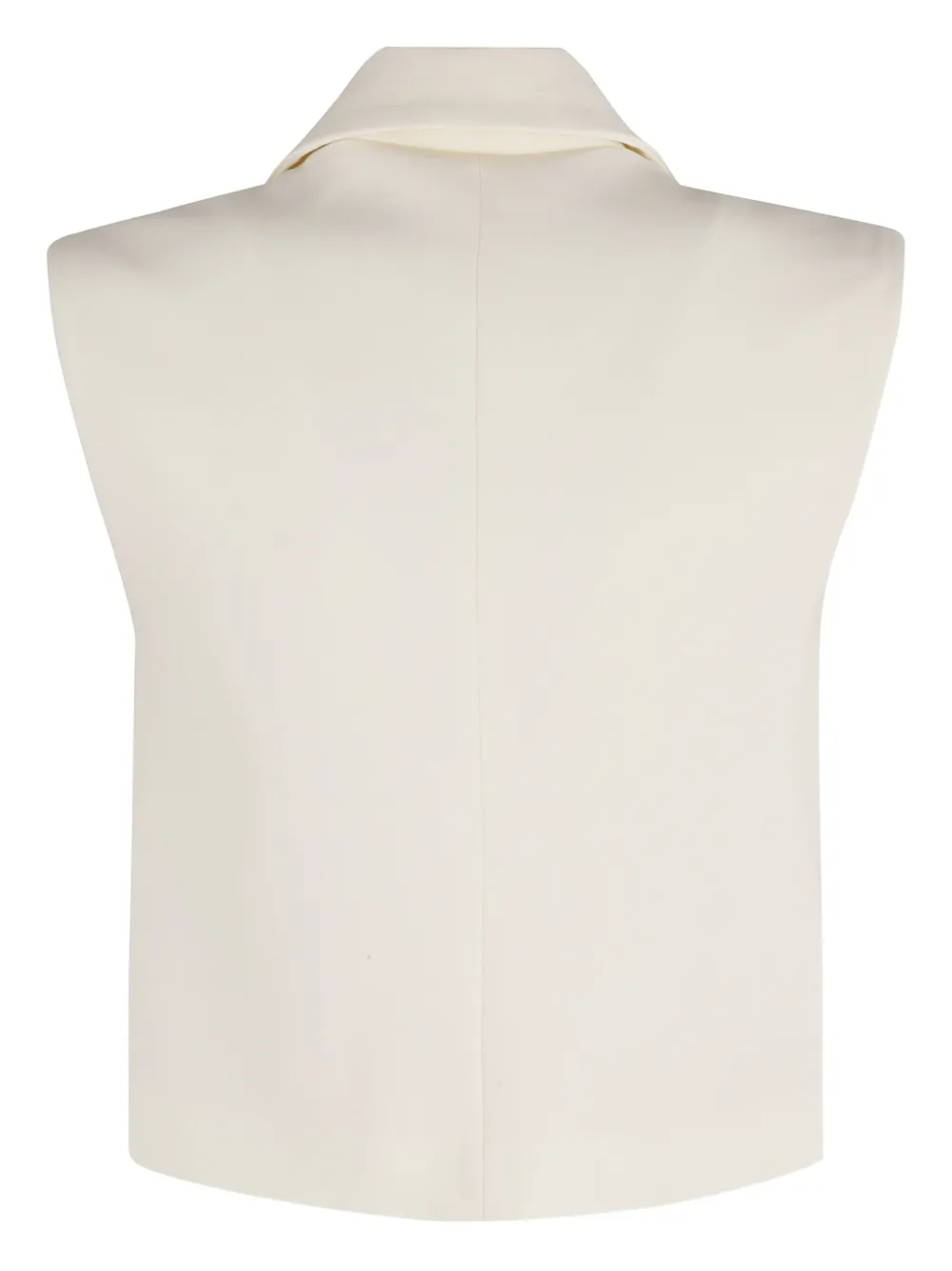 Federica Tosi peak-lapel waistcoat Beige