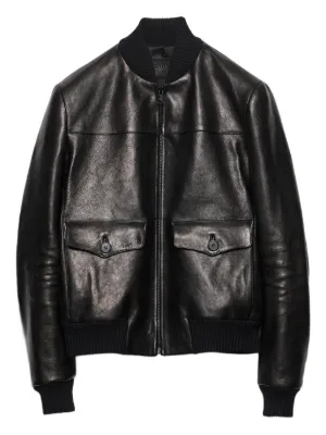 Prada Leather Jacket | Black | FARFETCH