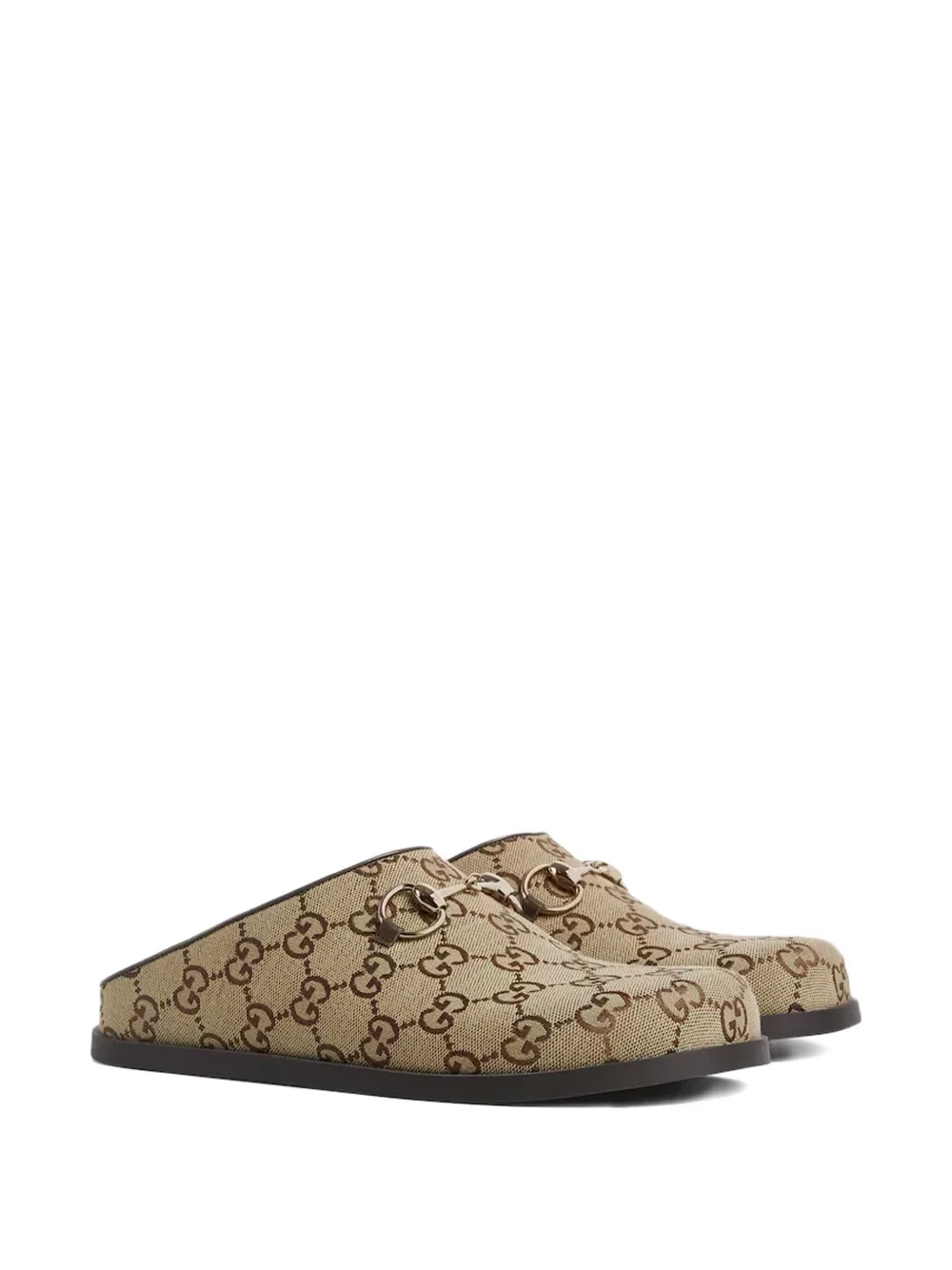 Gucci GG monogram horsebit flat mules | Flat Mules | Image 2