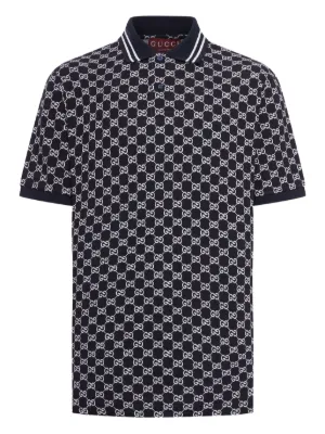 GUCCI GGパターン ポロシャツ 美品 グッチ GUCCI GGパターン ポロシャツ Sサイズ イタリア製