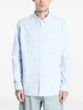 NEW ERA CAP monogram embroidered shirt - Blue