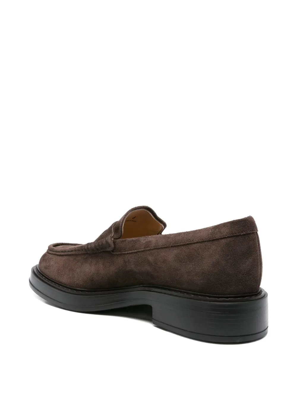 Tod's penny suede loafers Brown