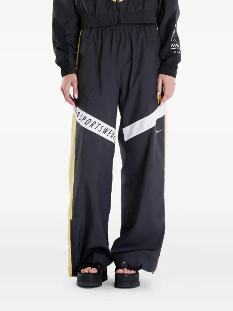 Nike pantalones con tiro alto y paneles