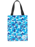 A BATHING APE® small camo-print tote bag - Blue