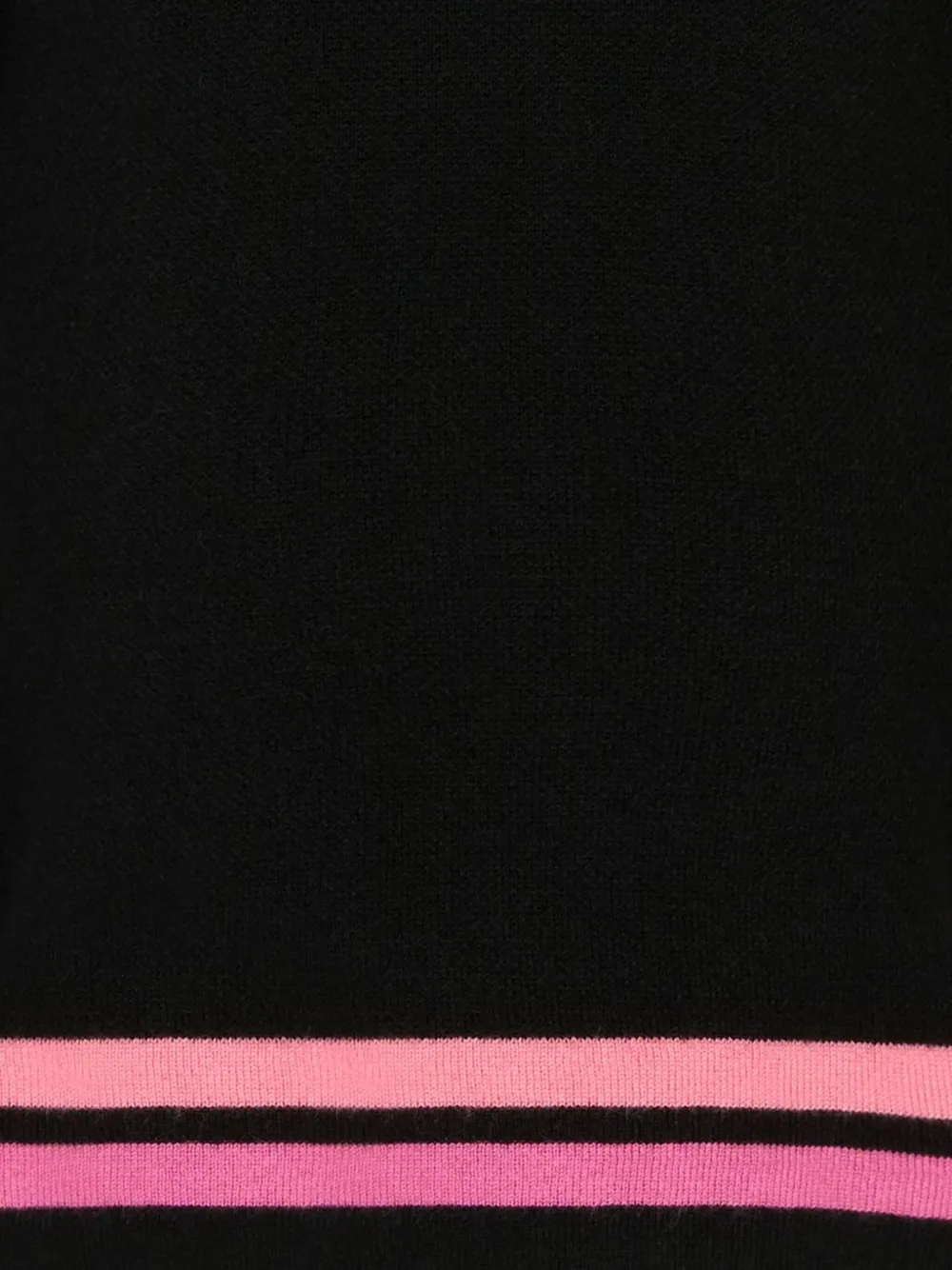 John Richmond Junior Geribbelde trui met logodetail Zwart