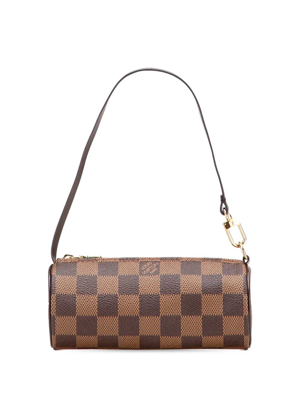 Louis Vuitton Pre-Owned 1990-2025 ダミエ エベヌ パピヨン ポシェット ハンドバッグ - ブラウン Louis Vuitton Pre-Owned 1990-2025 ダミエ エベヌ パピヨン ポシェット ハンドバッグ - ブラウン