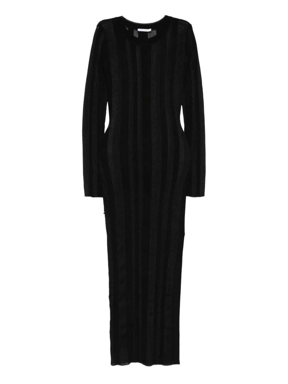 ribbed midi dress