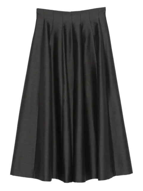 Alberta Ferretti pleated midi skirt