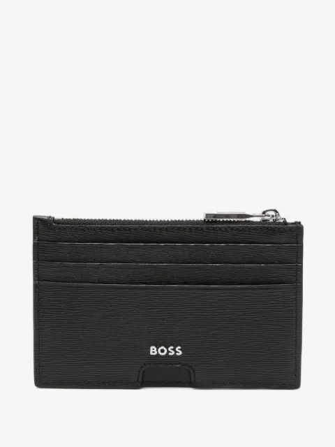 BOSS zip-top cardholder