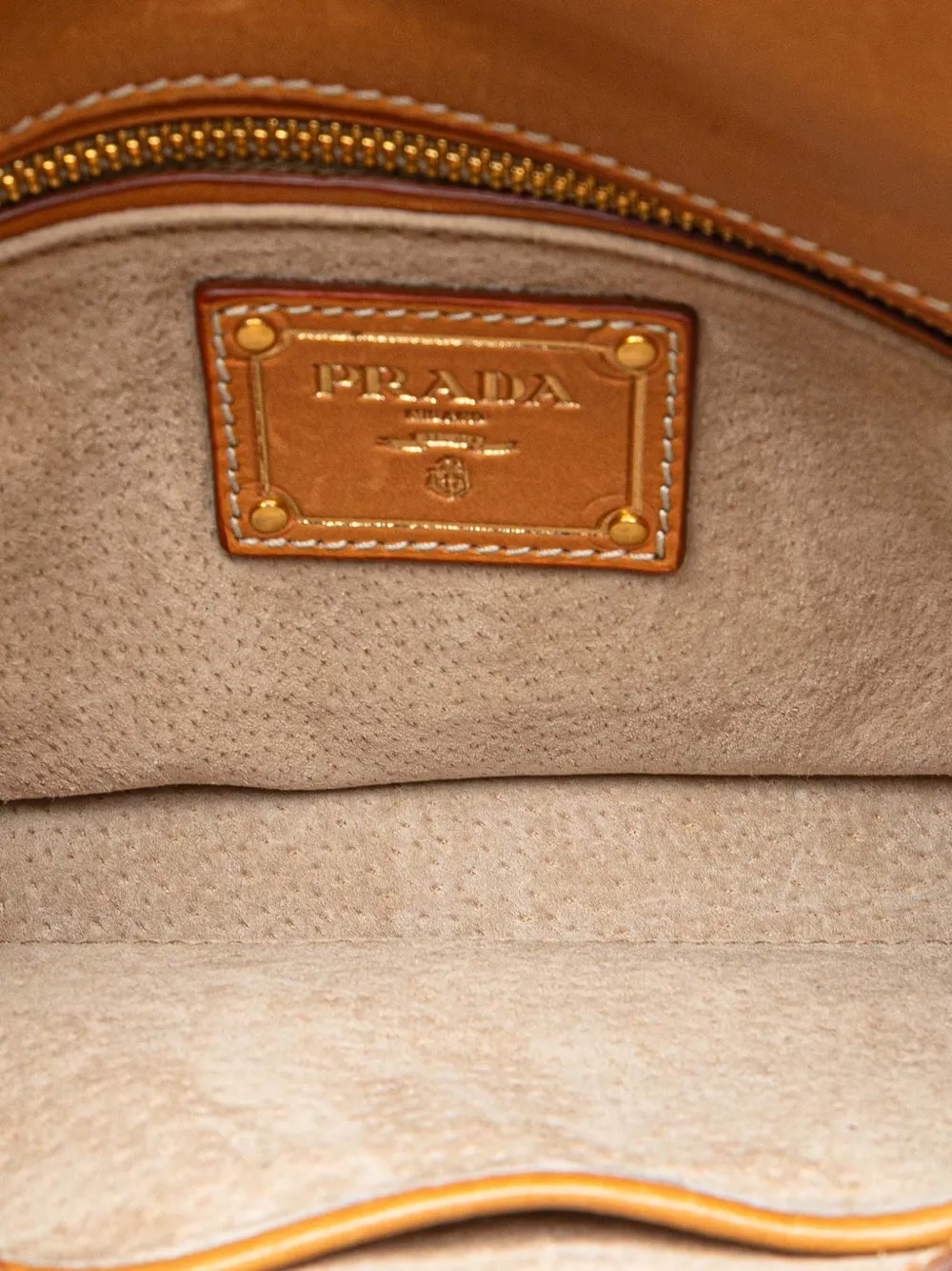 Pre-owned Prada 2013-2025 Canapa Righe Crossbody Bag In Red