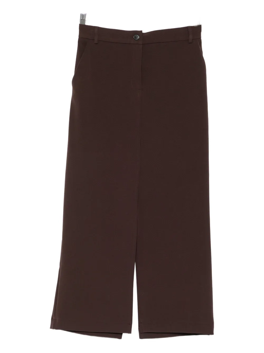 Marella Pencil Midi Skirt In Brown