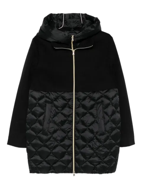 Marella Amore quilted-panel hooded coat