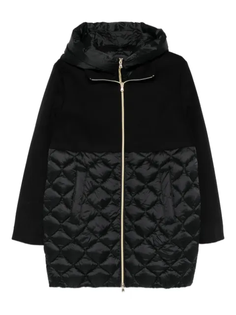 Marella Amore quilted-panel hooded coat