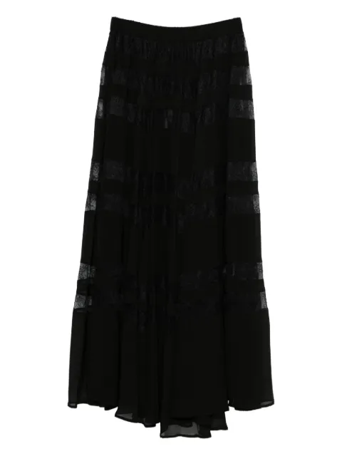 Marella lace-insert maxi skirt