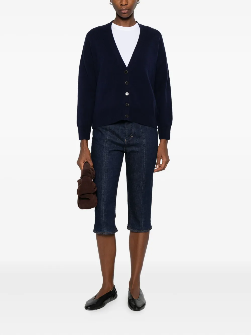 Marella Wool Blend Cardigan In Blue