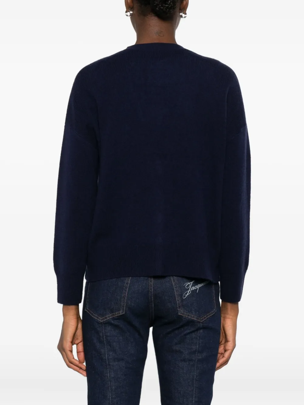 Marella Wool Blend Cardigan In Blue